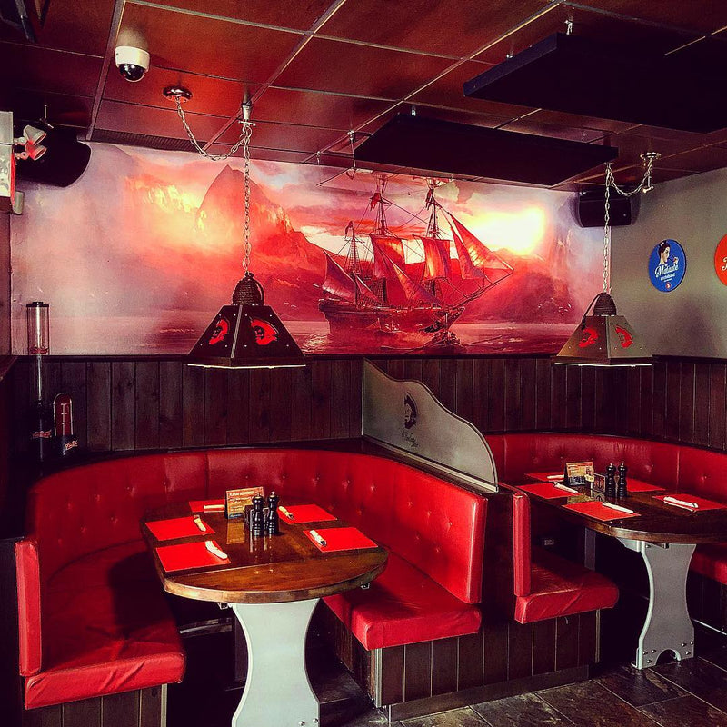 Murale personnalisée restaurant